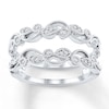 Thumbnail Image 0 of Previously Owned Diamond Enhancer Ring 1/6 ct tw Round-cut 14K White Gold - Size 11