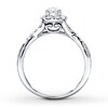 Thumbnail Image 2 of Previously Owned Diamond Engagement Ring 1/2 carat tw 10K White Gold - Size 8.75
