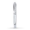 Thumbnail Image 3 of Previously Owned Diamond Accent Wedding Band Round-cut 10K White Gold - Size 3