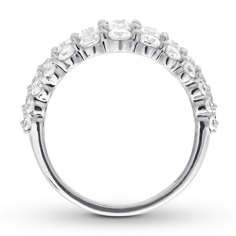 Main Image 2 of Previously Owned Diamond Ring 2-1/2 ct tw Round-cut 10K White Gold Size 9