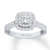 Previously Owned Neil Lane Engagement Ring 7/8 ct tw Round-cut Diamonds 14K White Gold