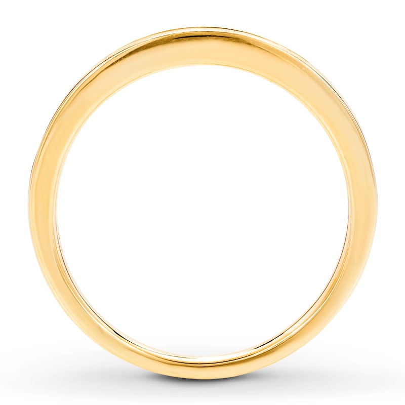 Main Image 2 of Previously Owned Diamond Wedding Band 1/5 ct tw Round-cut 14K Yellow Gold - Size 10.5