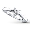 Thumbnail Image 1 of Previously Owned Diamond Heart Ring 1/8 ct tw Round-cut Sterling Silver - Size 11