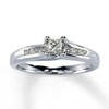 Thumbnail Image 1 of Previously Owned Diamond Engagement Ring 1/2 ct tw Princess-cut 14K White Gold - Size 10.75