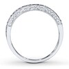 Thumbnail Image 1 of Previously Owned Diamond Wedding Ring 1/8 ct tw Round-cut 14K White Gold - Size 9.75