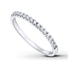 Thumbnail Image 0 of Previously Owned Diamond Anniversary Band 1/6 ct tw Round-cut 14K White Gold - Size 9.5