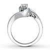 Thumbnail Image 2 of Previously Owned Diamond Engagement Ring 3/4 ct tw Round-Cut 14K White Gold - Size 4.25
