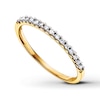 Thumbnail Image 1 of Previously Owned Diamond Anniversary Band 1/6 ct tw Round-cut 14K Yellow Gold Size 4