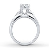 Thumbnail Image 2 of Previously Owned Diamond Engagement Ring 1 ct tw Princess-cut 14K White Gold Size 4