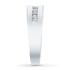 Thumbnail Image 3 of Previously Owned Men's Diamond Wedding Band 1/2 ct tw Square-cut 14K White Gold - Size 6.75