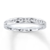 Thumbnail Image 1 of Previously Owned Diamond Wedding Ring 1/5 ct tw Round-cut 14K White Gold Size 9.75