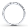Thumbnail Image 2 of Previously Owned Diamond Wedding Ring 1/5 ct tw Round-cut 14K White Gold Size 9.75