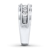 Previously Owned Men's Wedding Band 1/2 ct tw Round-cut Diamonds 10K White Gold