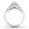 Thumbnail Image 1 of Previously Owned Neil Lane Diamond Engagement Ring 7/8 ct tw Round-cut 14K White Gold - Size 3.75