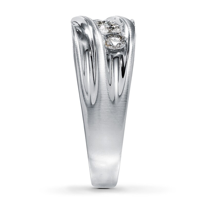 Main Image 3 of Previously Owned Band 1 ct tw Diamonds 14K White Gold - Size 11.75