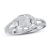 Previously Owned Ring 1/5 ct tw Round-cut Diamonds 10K White Gold