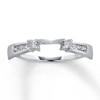 Thumbnail Image 0 of Previously Owned Diamond Enhancer Ring 1/5 ct tw Round-cut 14K White Gold - Size 10