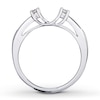 Thumbnail Image 1 of Previously Owned Diamond Enhancer Ring 1/5 ct tw Round-cut 14K White Gold - Size 10