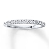 Thumbnail Image 0 of Previously Owned Diamond Wedding Band 1/3 ct tw Round-cut 14K White Gold - Size 9.25