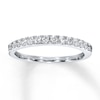 Thumbnail Image 0 of Previously Owned Diamond Wedding Band 1/3 ct tw Round-cut 14K White Gold - Size 4