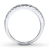 Thumbnail Image 1 of Previously Owned Diamond Wedding Band 1/3 ct tw Round-cut 14K White Gold - Size 4