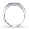 Thumbnail Image 2 of Previously Owned Diamond Wedding Band 3/8 ct tw Princess-cut 14K White Gold - Size 10.5