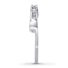 Thumbnail Image 3 of Previously Owned Diamond Enhancer Ring 1/5 ct tw Round-cut 14K White Gold - Size 4