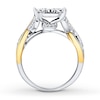 Thumbnail Image 2 of Previously Owned Diamond Engagement Ring 1/2 ct tw Round-cut 10K Two-Tone Gold - Size 9.5