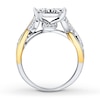 Thumbnail Image 1 of Previously Owned Diamond Engagement Ring 1/2 ct tw Round-cut 10K Two-Tone Gold - Size 9.5