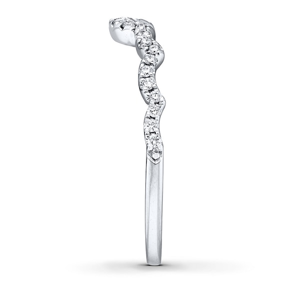 Thumbnail Image 3 of Previously Owned Neil Lane Wedding Band 1/6 ct tw Round-cut Diamonds 14K White Gold Size 5