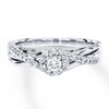 Thumbnail Image 4 of Previously Owned Diamond Engagement Ring 1/4 ct tw Round-cut 10K White Gold Size 10