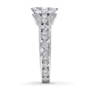 Previously Owned Neil Lane Engagement Ring 3/4 ct tw Marquise & Round-cut Diamonds 14K White Gold