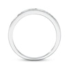 Thumbnail Image 2 of Previously Owned Diamond Wedding Band 1/20 ct tw Round-cut 10K White Gold - Size 9.25