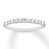 Thumbnail Image 1 of Previously Owned Diamond Anniversary Band 1/4 ct tw Round-cut 14K White Gold - Size 9.25