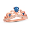 Thumbnail Image 0 of Previously Owned Le Vian Sapphire Tiara Ring 1/6 ct tw Round-cut Diamonds 14K Gold - Size 10