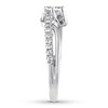 Thumbnail Image 2 of Previously Owned Ever Us Diamond Anniversary Ring 1/2 ct tw Round-cut 14K White Gold Size 9.75