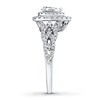 Thumbnail Image 3 of Previously Owned Neil Lane Engagement Ring 7/8 ct tw Pear & Round-cut Diamonds 14K White Gold - Size 4.5