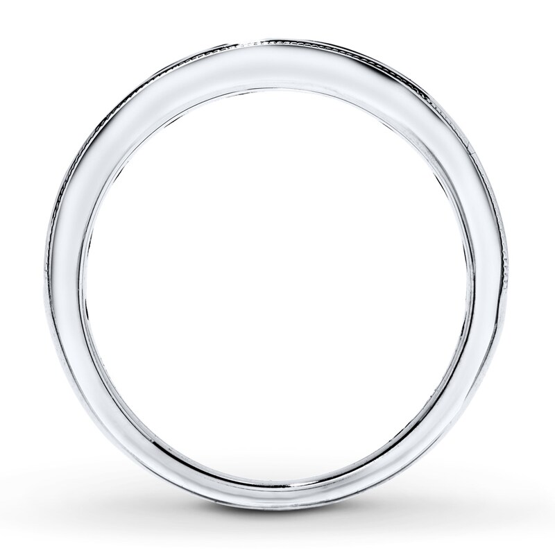 Main Image 2 of Previously Owned Diamond Wedding Band 5/8 ct tw Round-cut 14K White Gold - Size 10.5