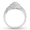 Thumbnail Image 1 of Previously Owned Diamond Ring 1 ct tw Round-cut 10K White Gold - Size 9