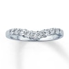 Previously Owned Enhancer 3/8 ct tw Round-cut Diamonds 14K White Gold