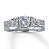 Thumbnail Image 4 of Previously Owned Enhancer 1/3 ct tw Round-cut Diamonds 14K White Gold Size 9
