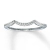 Thumbnail Image 1 of Previously Owned Wedding Band 1/10 ct tw Round-cut Diamonds 14K White Gold - Size 8.5