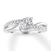 Thumbnail Image 1 of Previously Owned Ever Us Diamond Anniversary Ring 1/2 ct tw Round-cut 14K White Gold - Size 11.5
