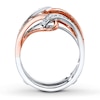Thumbnail Image 2 of Previously Owned Diamond Enhancer Ring 1/5 ct tw Round-cut 14K Two-Tone Gold Size 4.25