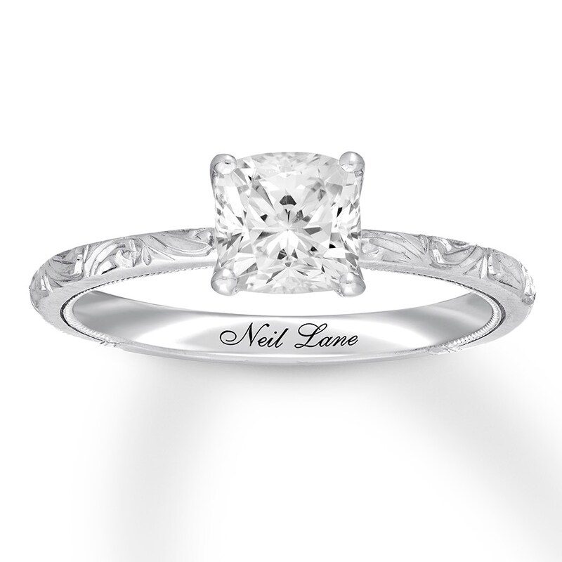 Main Image 1 of Previously Owned Neil Lane Diamond Solitaire Engagement Ring 1 Carat tw 14K Gold - Size 4.25