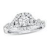 Thumbnail Image 1 of Previously Owned Diamond Engagement Ring 7/8 ct tw Round-cut 14K White Gold - Size 10.5