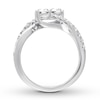 Previously Owned Ever Us Two-Stone Anniversary Diamond Ring 1 ct tw Round-cut 14K White Gold