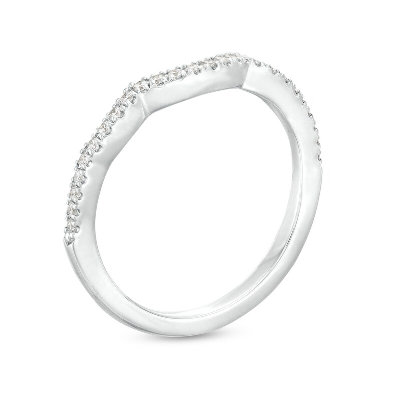 Main Image 2 of Previously Owned Neil Lane Bridal Wedding Band 1/6 ct tw Diamonds 14K White Gold Size 4