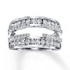 Thumbnail Image 0 of Previously Owned Diamond Enhancer Ring 1 ct tw Round-cut 14K White Gold - Size 11.75