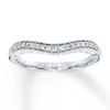 Thumbnail Image 0 of Previously Owned Enhancer Ring 1/6 ct tw Round-cut Diamonds 14K White Gold - Size 9.75